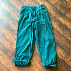 Vintage green womens Patagonia pant